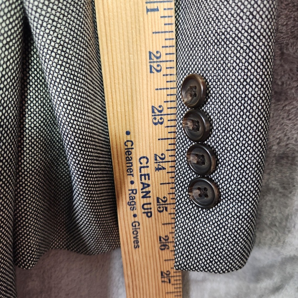 Lauren Ralph Lauren Blazer Mens 50R Gray Birdseye Wool Classic Preppy Career - Picture 7 of 10
